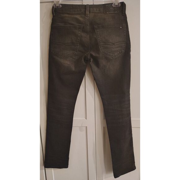 Buffalo David Bitton Slim Ash Jeans Worked and Sanded Black Size 29/32  BM22597 - Picture 2 of 10
